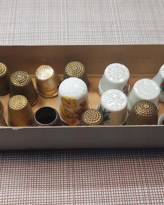 collezione ditali da cucito 