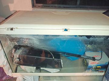 Acquario 60 litri usato con accessori – Roma nord