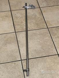 Binario/barra da cucina in acciaio c/ganci Nuovo