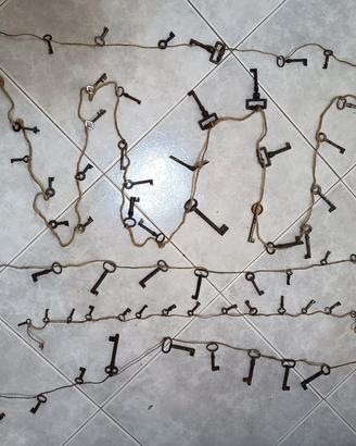 Collezione 80 chiavi antiche 