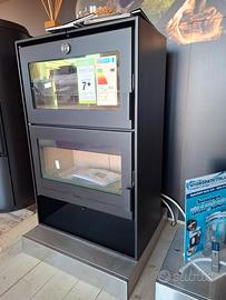 stufa a legna con forno
