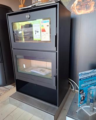 stufa a legna con forno