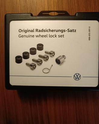 Kit bulloni antifurto originale vw
