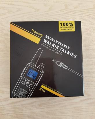 Topsung Walkie Talkies Ricaricabili K10