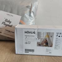 Tenda da gioco + tappetino morbido antiscivolo 