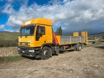 Iveco Eurotech 190e27 pianale con gru
