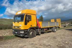 Iveco Eurotech 190e27 pianale con gru