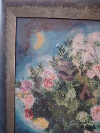 Quadro riproduzione Chagall, toni di blu 