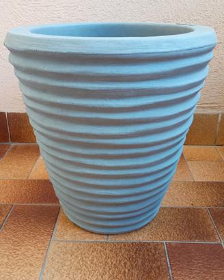 Vaso resina per piante Linea Kreta alto 34 cm
