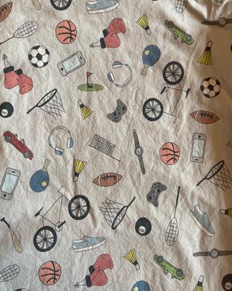 Copripiumino Gabel completo grigio ragazzo