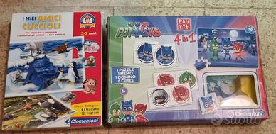 Gioco Bambino Puzzle e Clementoni e Sapientino 