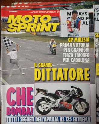 Rivista MOTOSPRINT numero 17 del 1992