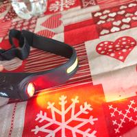 torcia frontale con sensore