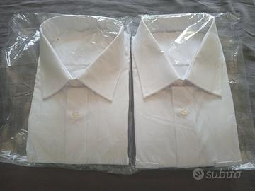 Camicie bianche con controspalline taglia 16/41
