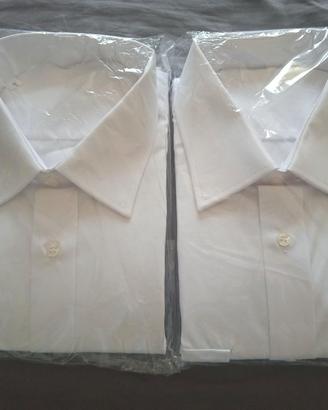 Camicie bianche con controspalline taglia 16/41