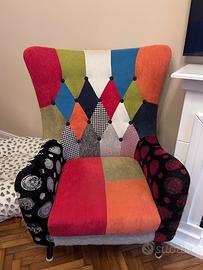 Poltrona patchwork