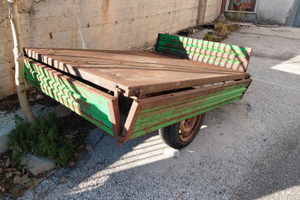 Carrello rimorchio non omologato x auto trattore