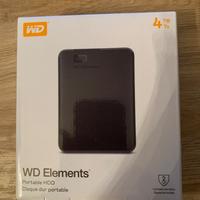 Hard Drive WD Elements 4tb nuovo