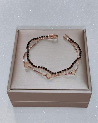 Set di 3 Bracciali Tennis Colori Diversi 