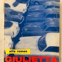 LIBRETTO USO E MANUTENZIONE ALFA GIULIETTA ANNI'60
