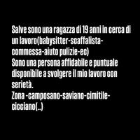 Babysitter-aiuto compiti-aiuto domestico-dama di c