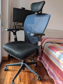Sedia ufficio/gaming ergonomica professionale