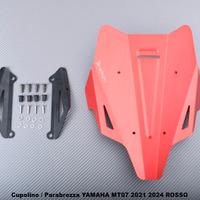 Cupolino / Parabrezza YAMAHA MT07 2021 2024 ROSSO