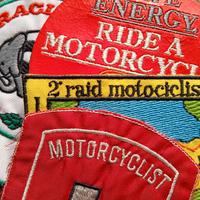 TOPPA STEMMA PATCH MOTO MOTOCICLISTA VINTAGE '80