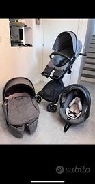 Trio stokke V6 grey mélange