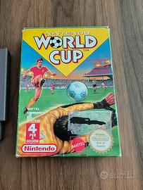gioco console Nintendo nes 8bit world cup vintage 