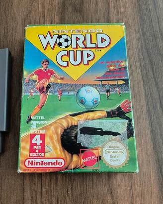 gioco console Nintendo nes 8bit world cup vintage 