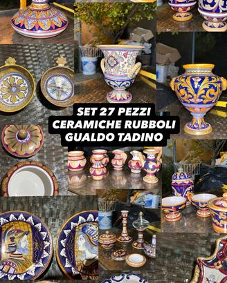 SET 27 pezzi ceramiche Rubboli