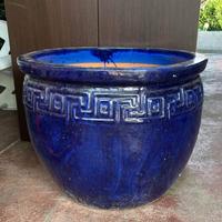 Grande vaso in terracotta smaltata
