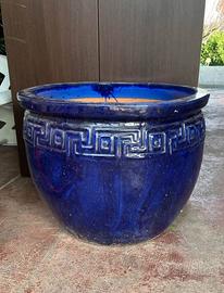 Grande vaso in terracotta smaltata