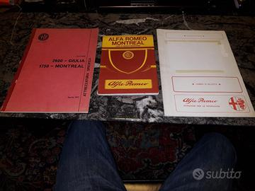 ALFA ROMEO MONTREAL libretto uso manutenzione