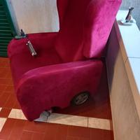 Sedia Robotica di velluto