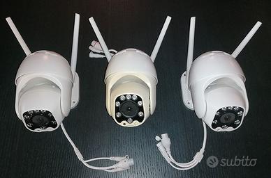 4 telecamere GSM+ WIFI IP+ motorizz + vis, notturn