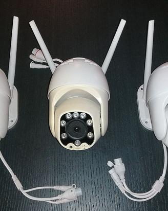 4 telecamere GSM+ WIFI IP+ motorizz + vis, notturn
