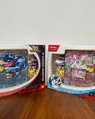 Pokemon 30esimo anniversario collezione Ex