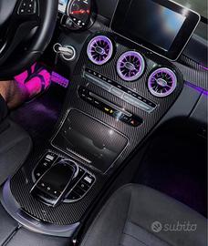 Console piu panello led in carbonio