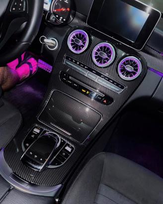 Console piu panello led in carbonio