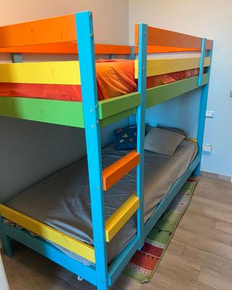 Letto a castello con materassi