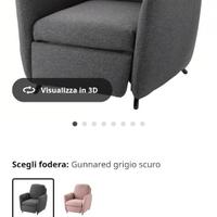 Poltrona reclinabile IKEA EKOLSUND