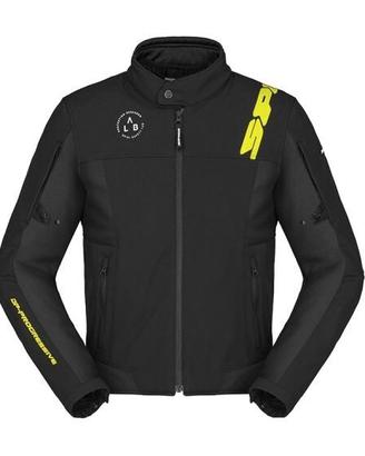 Giacca spidi corsa tex uomo NERO GIALLO FLUO