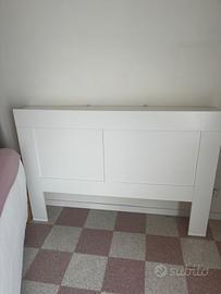 Testiera Ikea Brimnes 166cm con vano contenitore