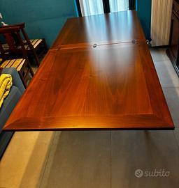 Tavolo legno massello allungabile con 4 sedie