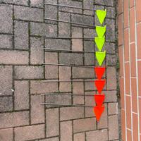 Bandierine per segnalazione  traccia