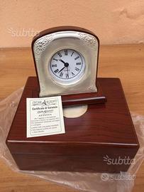 Orologio da tavolo argento nuovo