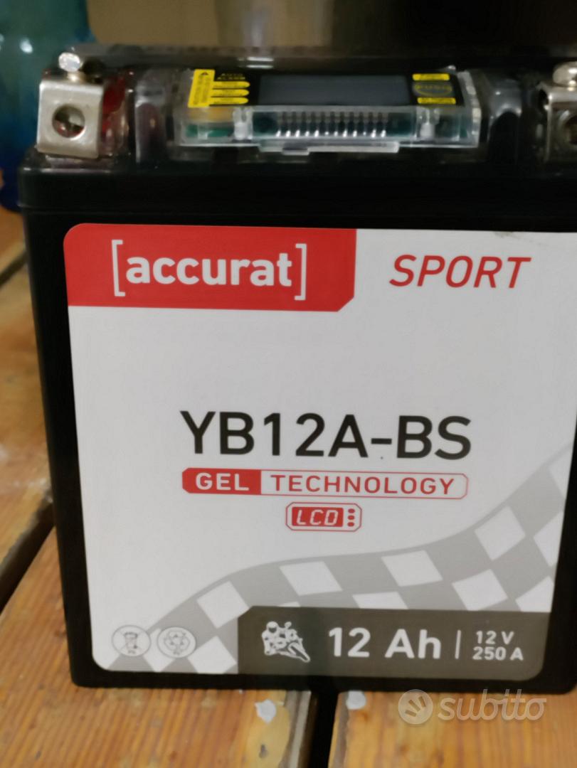 Accurat Sport GEL YB12A-BS Batteries moto 12Ah 12V
