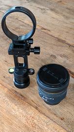 Sigma 8mm attacco Nikon + Nodal Ninja R10